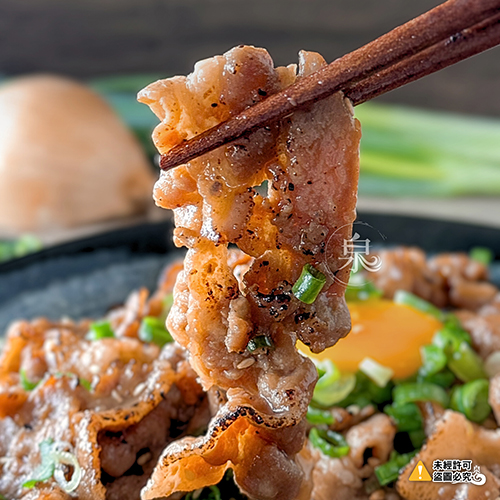 日本の燒烤豬肉丼 
