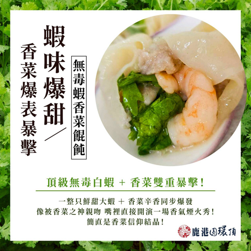 手工香菜餛飩2種口味(附贈高湯調味包)