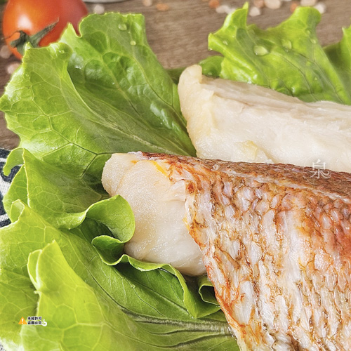 野生紅石斑魚片