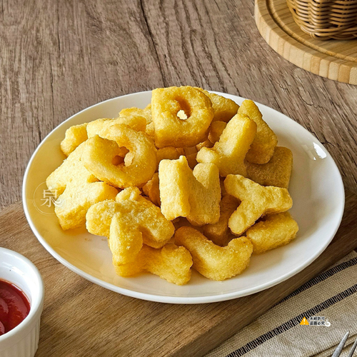 字母造型薯餅