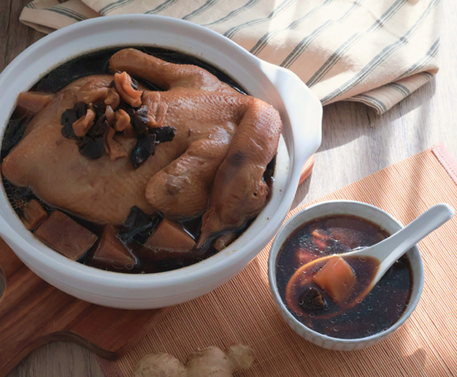 三代同堂・菜脯雞