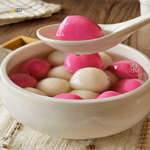 包餡紅白綜合湯圓