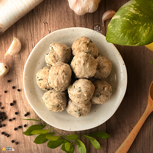 香菜貢丸